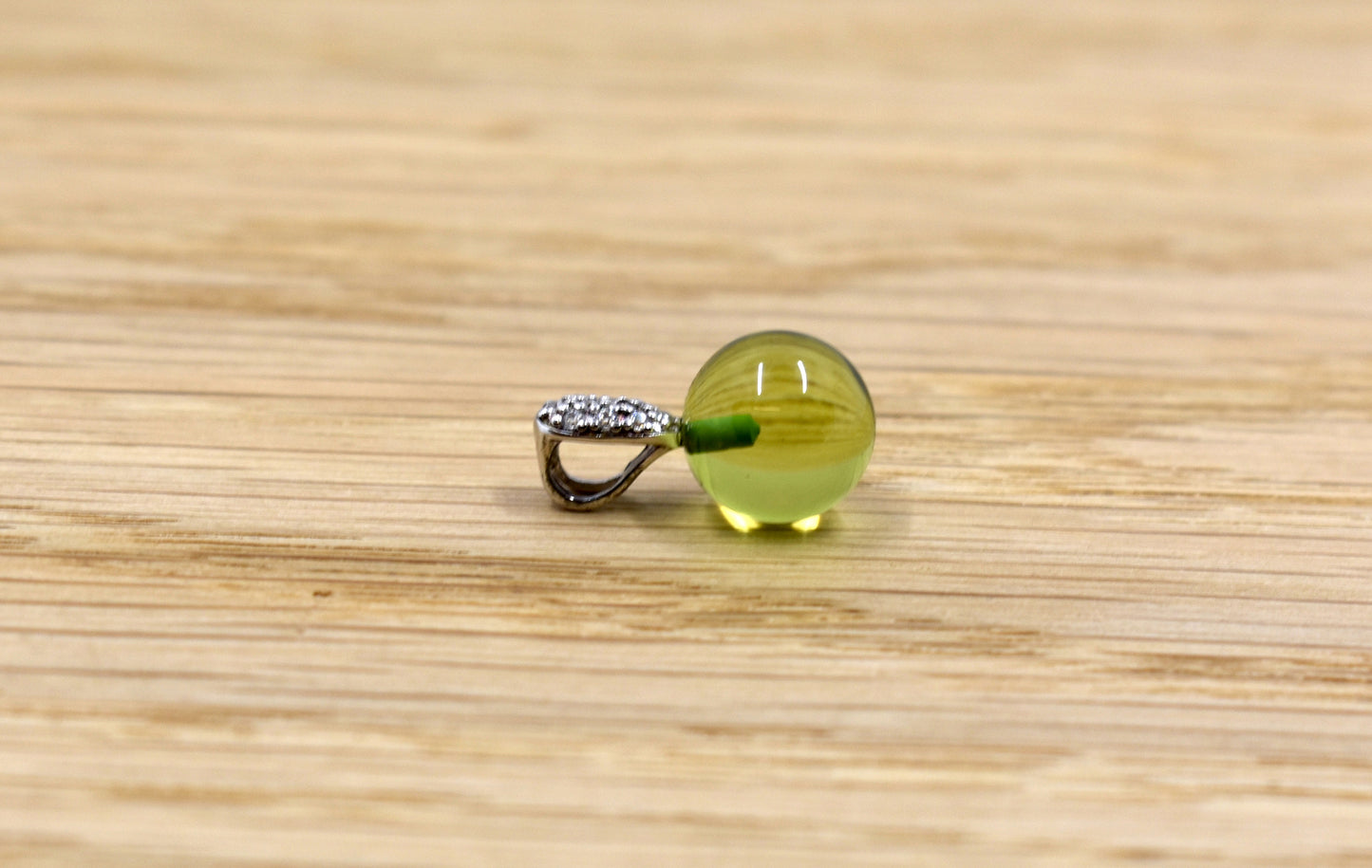 Caribbean amber pendant