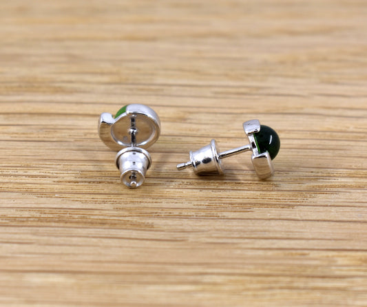 Caribbean amber stud earrings