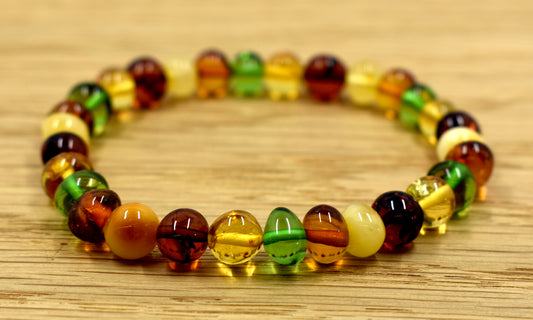 Karibischer Bernstein Armband Mix