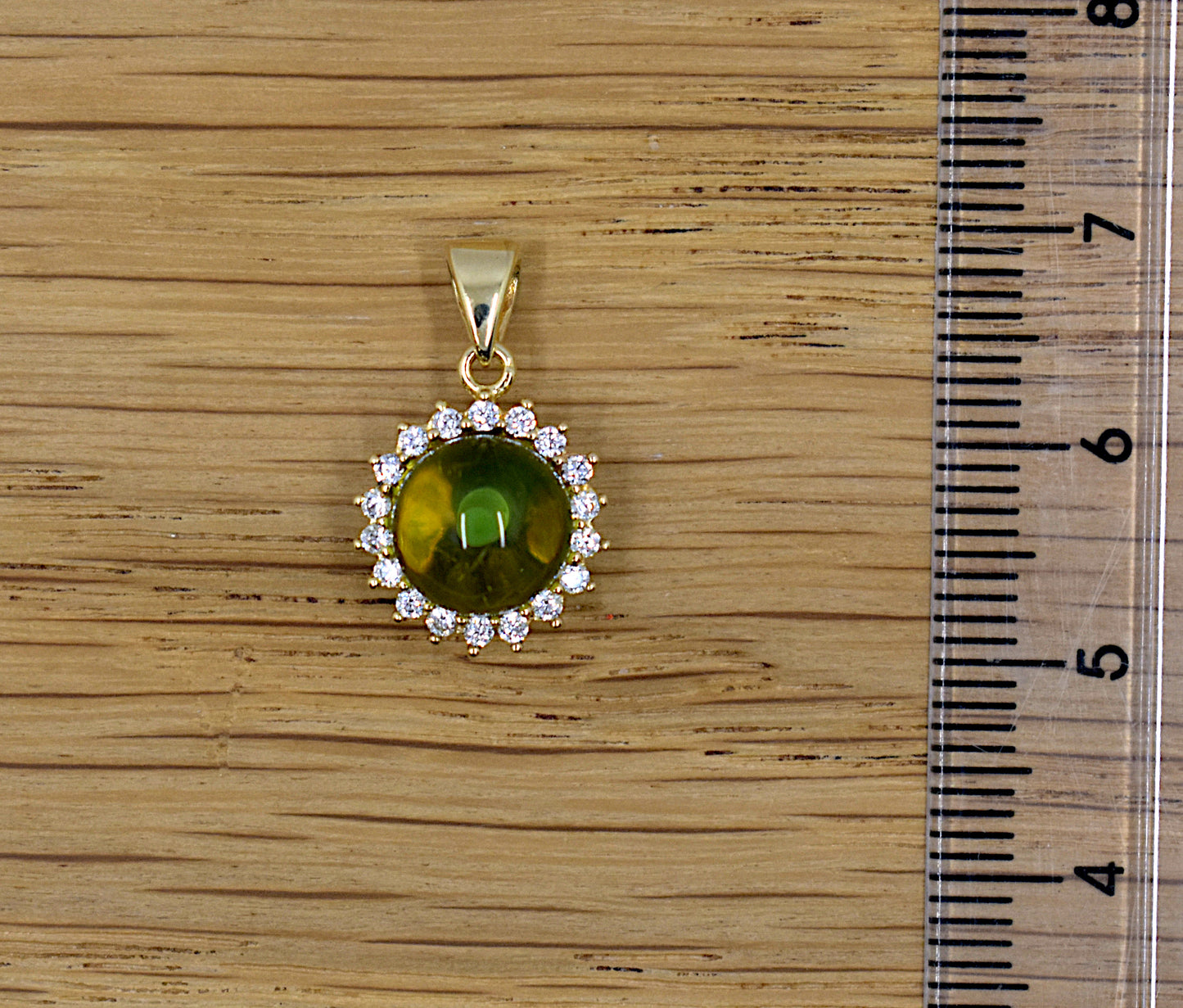 Caribbean amber pendant