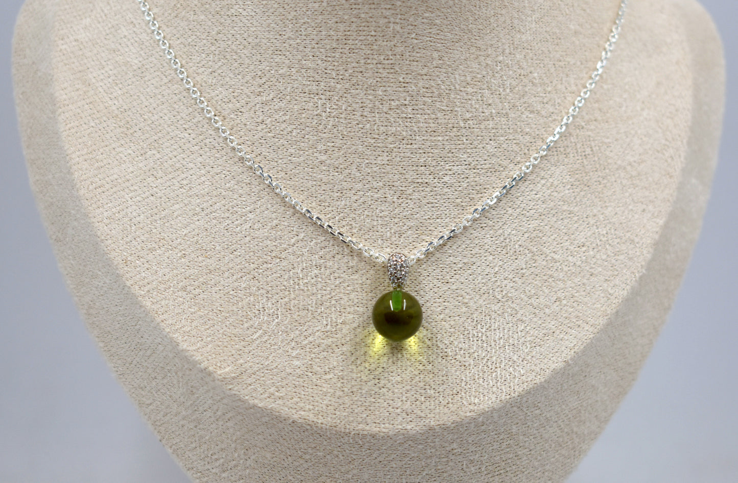 Caribbean amber pendant