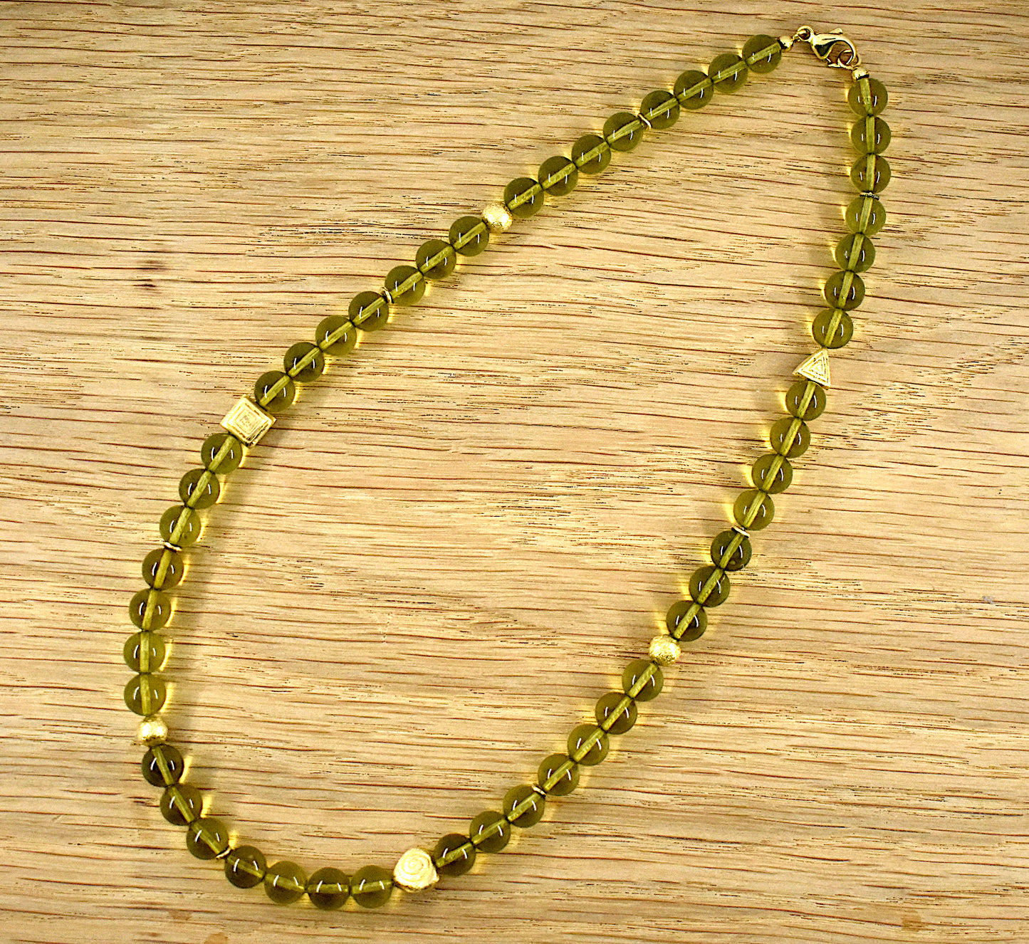 Caribbean amber necklace