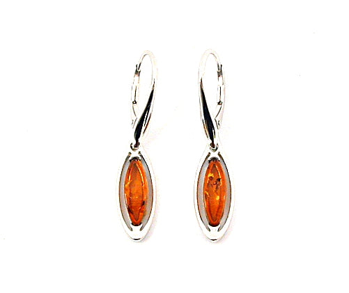 Genuine amber earrings discount