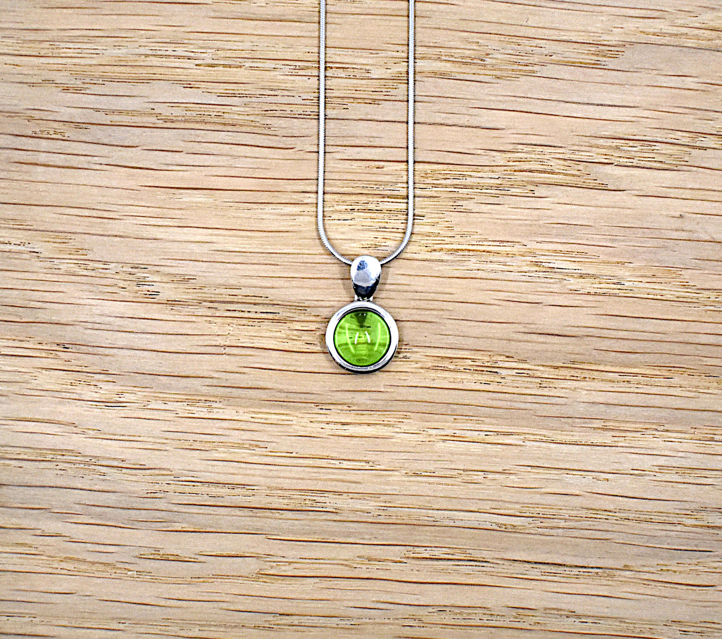 Caribbean amber necklace silver
