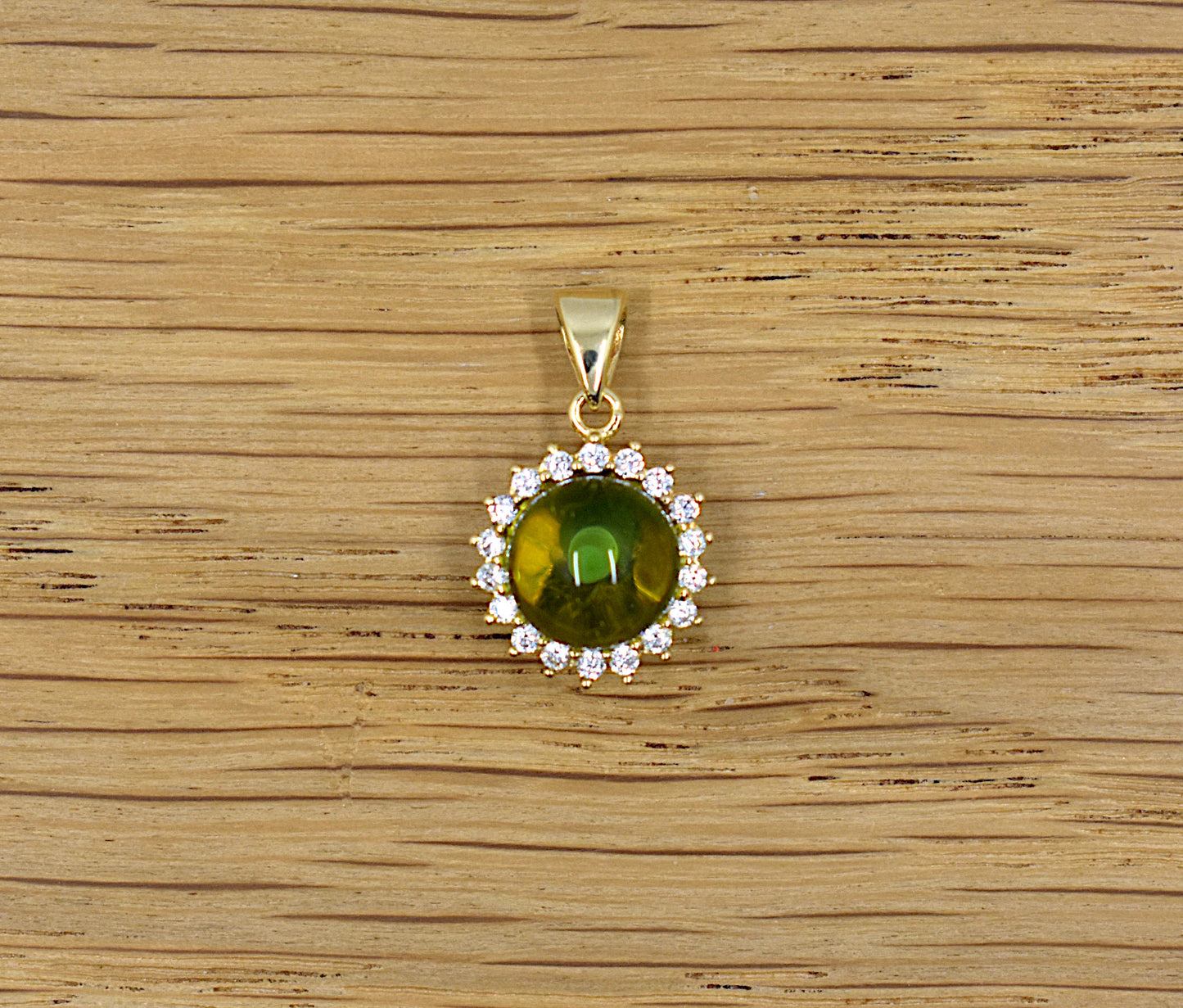 Caribbean amber pendant