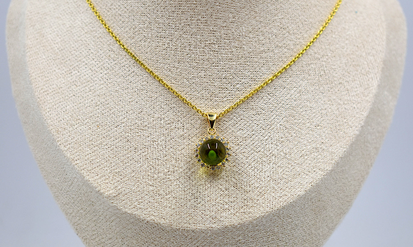 Caribbean amber pendant