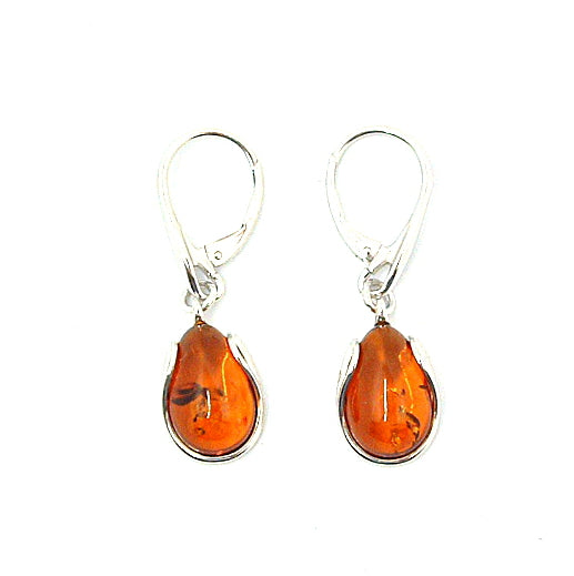 Amber earrings