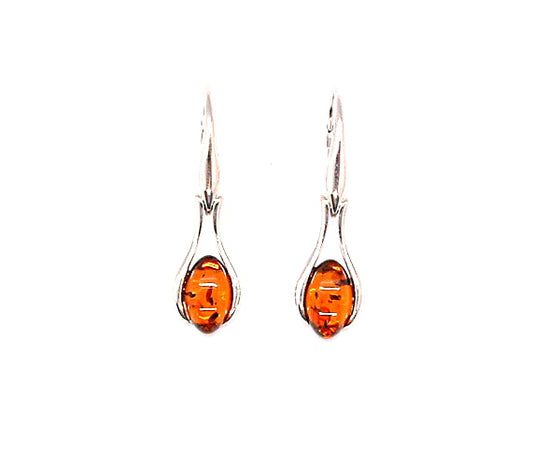 Amber earrings