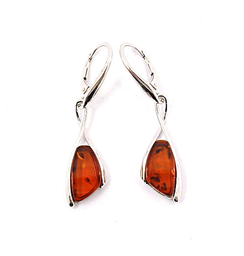 Amber earrings