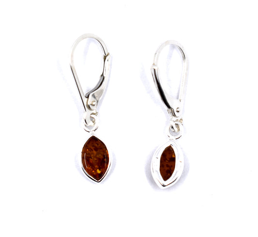 Amber earrings