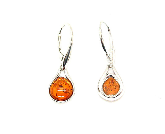 Amber earrings