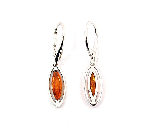 Amber earrings