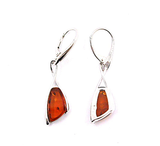 Amber earrings