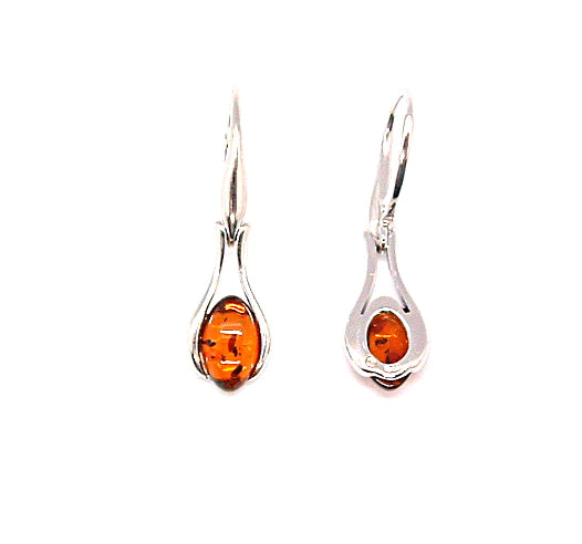 Amber earrings